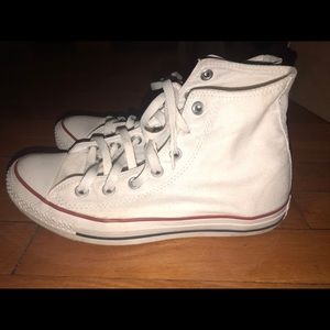 White High-top Converses